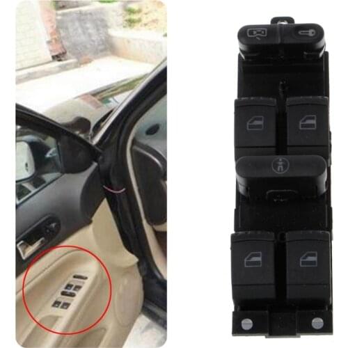 1 Pc 1J4959857B Window Switch For 99-04 Golf 4 Jetta MK4 BORA BEETLE Passat