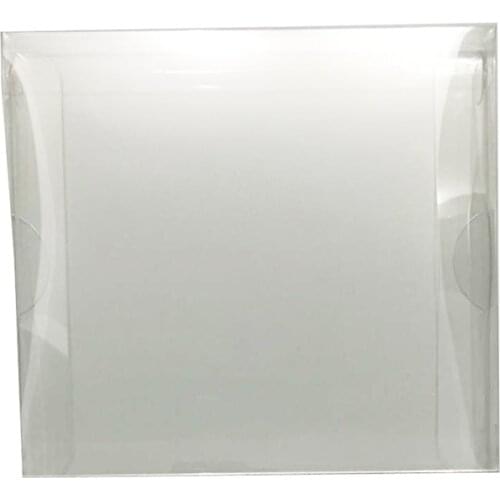 50 pcs Transparent Clear box For 3DS US JP game card color box plastic PET Protector collection storage protective box