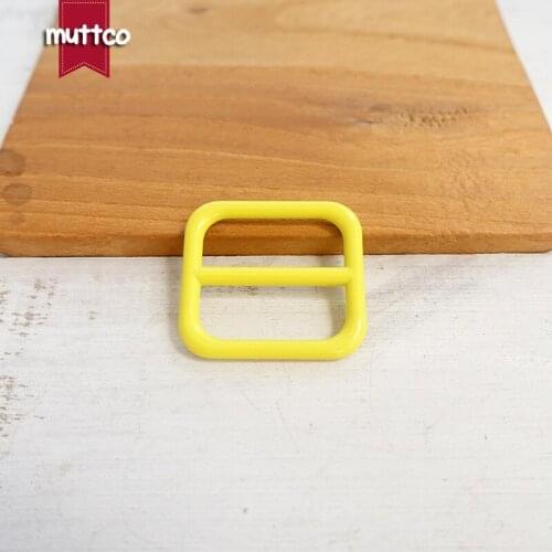 Retailing yellow adjustable buckle 25mm webbing sewing zinc alloy metal crafts metal adjustable buckle CRZK-25Y