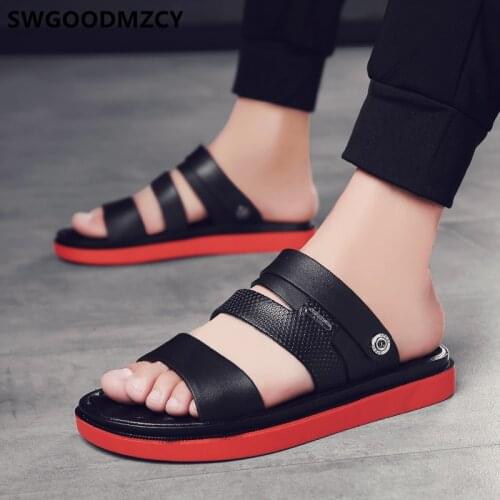 Mens Sandals Summer Beach Sandals Outdoor Mens Sandals Casual Open Shoes Men Slip On Shoes Men Slippers Zandalias Verano Hombre