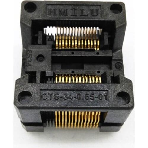 SSOP28 TSSOP28 Burn in Socket OTS-34-0.65-01 SOP28 Chip IC Test Socket Programming Socket Bounce Socket Adapte