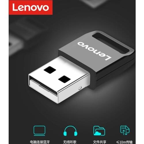 Lenovo USB Bluetooth 4.0 Adapter Bluetooth Dongle 4.0 Transmitter Bluetooth Receiver Mini Audio Adapter For Computer PC Laptop