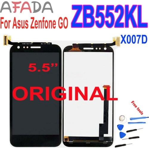 Original 5.5" For Asus Zenfone GO ZB552KL X007D LCD Touch Screen For Asus Zenfone GO ZB552KL lcd Display Assembly