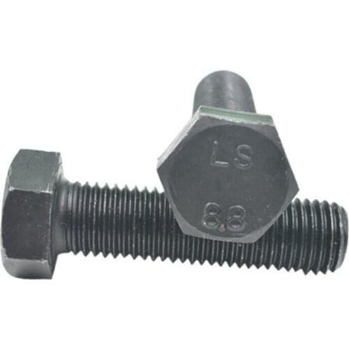 1pcs M16 carbon steel 8.8 hex full tooth head bolt screws high strength bolts screw 130~200mm length
