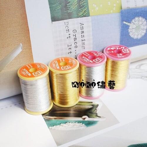 2019 Time-limited Sale Gold And Silver Imported From Japan Fuji Grams Of Gold, Wire Cross-stitch Embroidered 100 Meters / 50