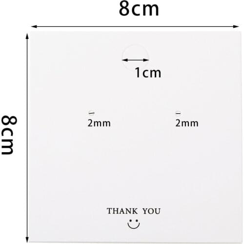 8*8 hard paper card earrings paper card necklace paper card handmade Diy hair jewelry wrapping paper card AliExpress paper card