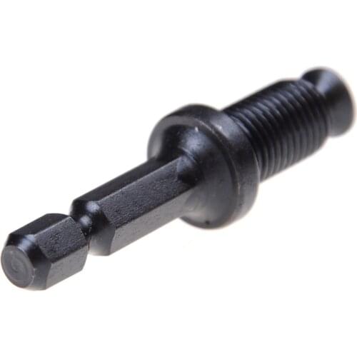 Drill Chuck Adapter 1/4"Hex Shank Adapters Male Thread Screw for Drill Chuck 6mm 10mm 13mm 3/8"-24UNF Drilling Bits Accessory