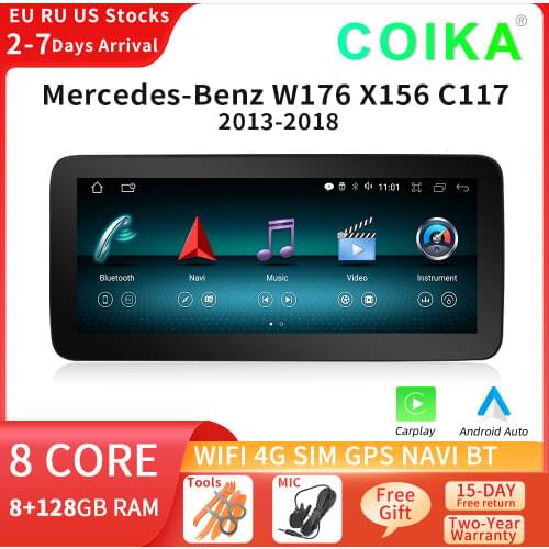 Android Car Multimedia Player For Mercedes-benz W176 X117 X156 2013-2018 Google WIFI 2+32GB RAM BT IPS Screen Auto GPS Navi