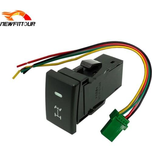 Car Differential Lock Control Switch Front Diff Lock Switch Button with Connection Wire for Isuzu D-MAX Auto Accessories