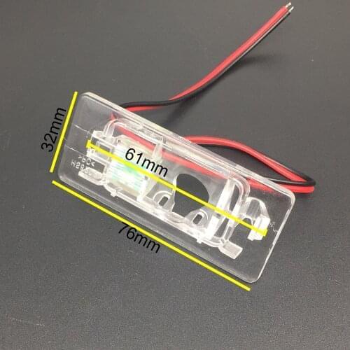 EEMRKE Car Backup Rear Camera Bracket License Plate Lights LED Housing For LADA VESTA SW/VESTA SW CROSS/VESTA SPORT SEDAN ВАЗ