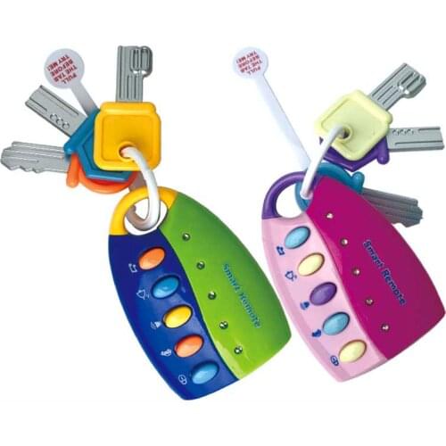 Baby Toy Musical Car Key Vocal Smart Remote Car Voices Pretend Play Educational Toys For Children Baby Music Toys