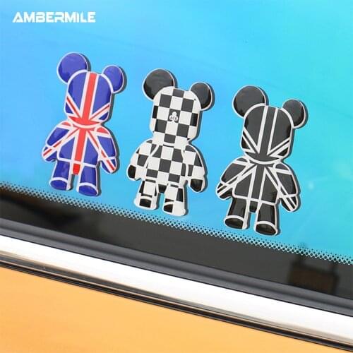 AMBERMILE 3D Epoxy for Mini Cooper F54 F55 F56 F57 F60 R55 R56 R57 R58 R59 R60 R61 Sticker Accessories Car Body Window Decals