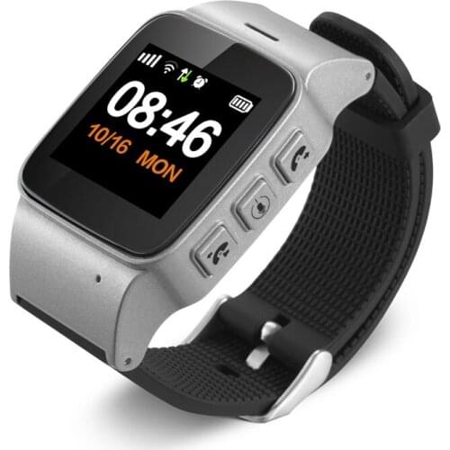 GPS Phone Positioning Elderly Children 1.22 inch Screen WIFI SOS Location Tracker for Android IOS With Wrist Off Alarm