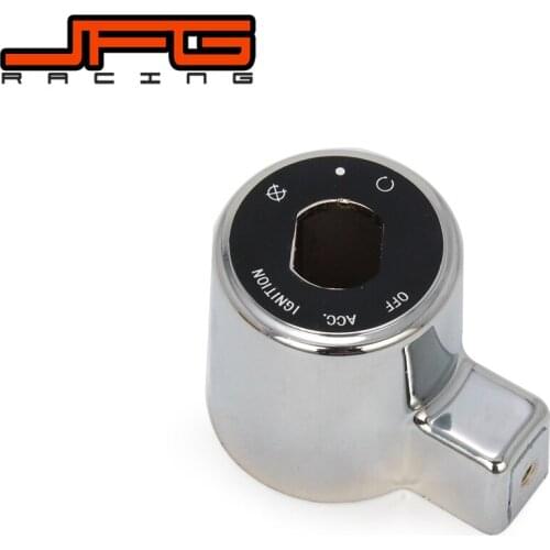 Chrome Ignition Control Switch Cover Cap For Harley Sportster XL883 XL1200 XL 883 1200 Custom Super Low Nightster