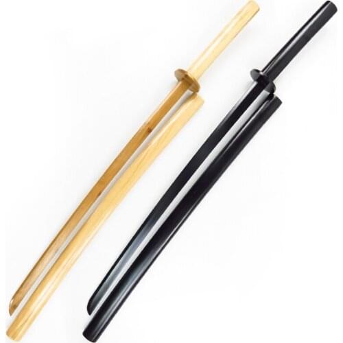 Kendo Iaido swordsmanship martial arts practice duet performance props Japanese samurai with sheath wooden sword bamboo sword