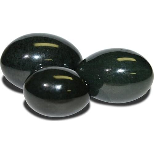 Jade Yoni Egg of 3pcs Nephrite Jade Eggs For Women Kegel Exercise For Pelvic Floor Stone Jade Massager