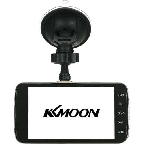 KKmoon 4" Dual Lens Car DVR Dash Cam Camera Camcorder LED Night Visible / Loop Recording / Motion Detection Auto Product