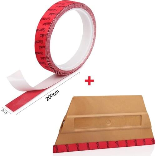 EHDIS Strong Magnetic Squeegee Scraper with 200CM Microfiber Cloth Window Tint Vinyl Car Wrap Tool Sticker Film Install Tools