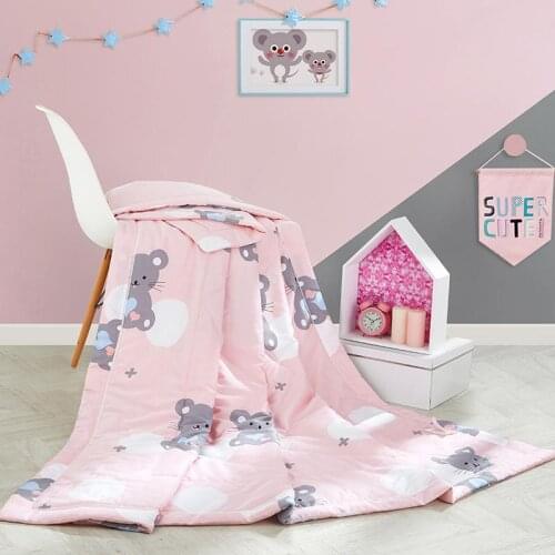 Summer Throw Blanket Cute mouse Bedding Summer Comforters Light Weight Summer Blanket 150x200cm 200x230cm Size Quilt