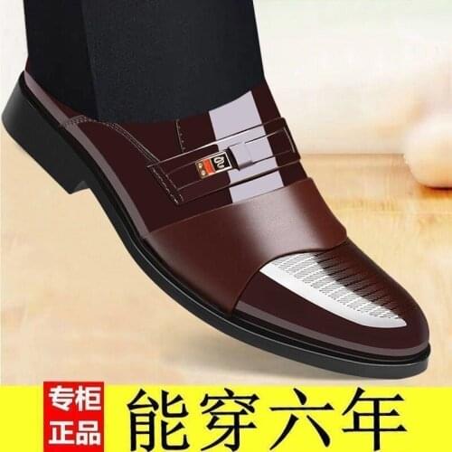 Leather Shoes Mens Autumn Dress Shoes Fashion Shoes Casual Zapatillas Hombre Chaussure Homme