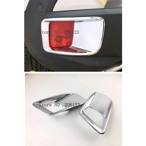 For Peugeot 3008 GT 2nd 2017 2018 Car Rear Fog Lights Covers Stickers Protector Exterior Decoration Auto Styling Accessories