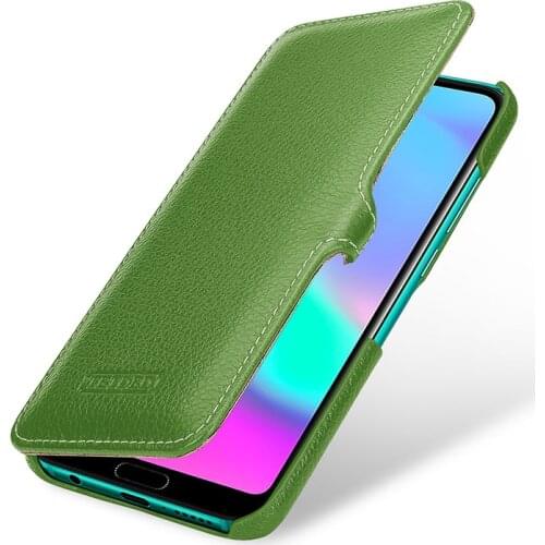 2018 New Luxury Handmade Custom Genuine Leather Case for Huawei Honor 10 Business Flip Phone Fundas Skin for Huawei Honor10