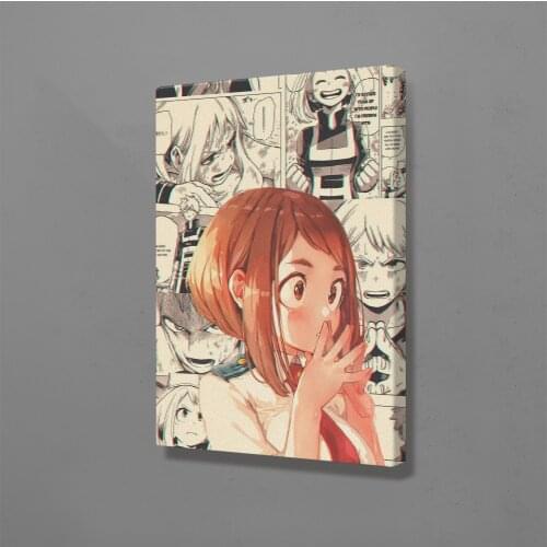 Ochaco Uraraka BNHA My Hero Academia Anime Canvas Home Decor Painting Wall Art Decoration Prints Dorm Living Room Bedroom Poster