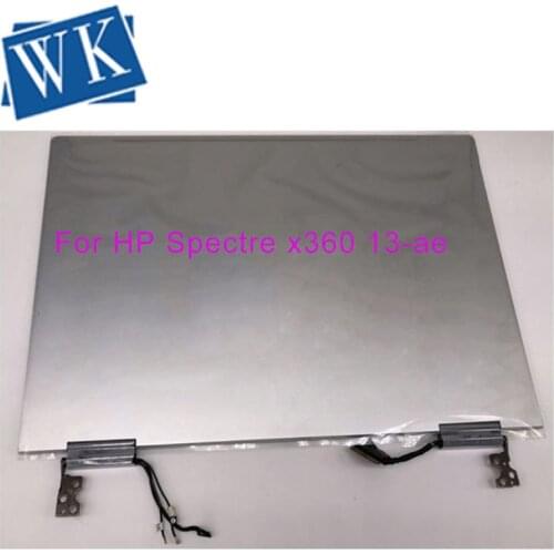 Original 3840*2160 For HP Spectre x360 13-ae055tu 13-AE015CA 13-AE series lcd Display Touchscreen digitizer assembly Silver