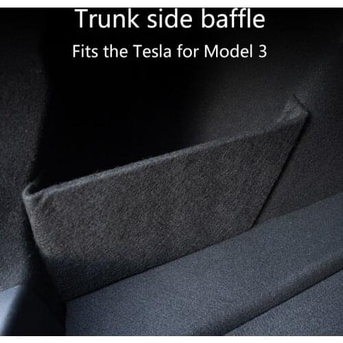Trunk Boot Baffle Accessories Trunk Partition Parts Car Tail Box Storage Baffle For Tesla Model 3