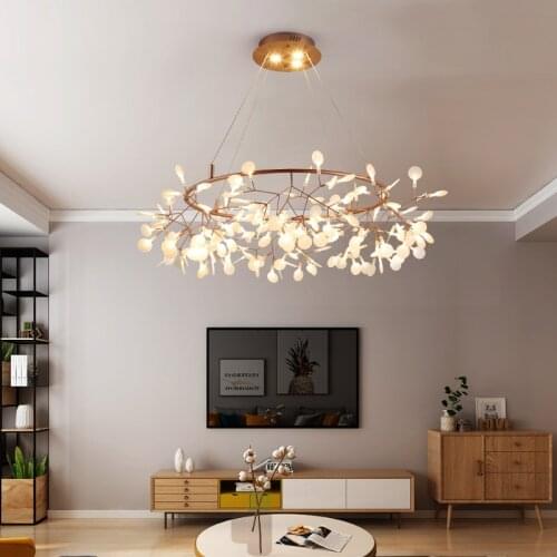 Postmodern Stainless Steel Acryl Firefly Suspension Luminaire Lampen Pendant Lights Pendant Lamp Pendant Light For Dinning Room