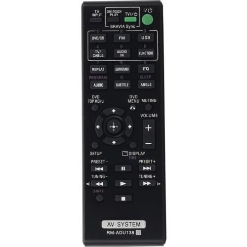 Remote Control Replace RM-ADU138 Audio Video Receiver for sony AV Home Theater System DAV-TZ140 HBD-TZ130 Jan-12