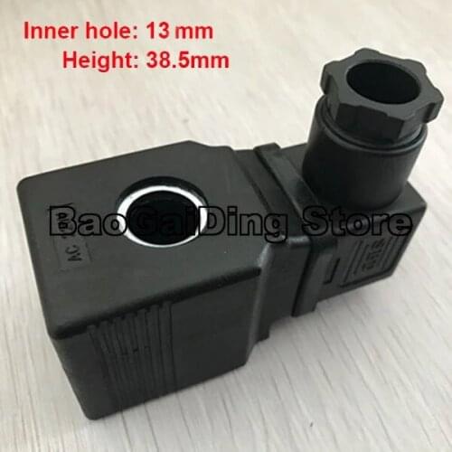 PG3/8 Air Compressor Disassembly Valve VMI Hydraulic Solenoid Valve Inner Hole 13mm, Height 38.5mm V10-C3C