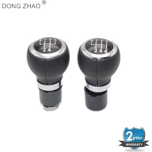 For VW Jetta 5 A5 MK5 1K5 2006 2007 2008 2009 2010 2011 Car-styling 5 / 6 Speed Car Gear Stick Shift Knob Leather cover