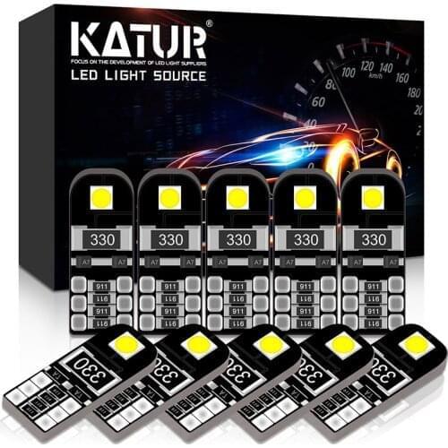 10pcs W5W T10 Canbus bulbs 194 168 Car LED License Plate Light Side Marker Trunk lights for Honda Civic 2018 2012 2006 2011 2008