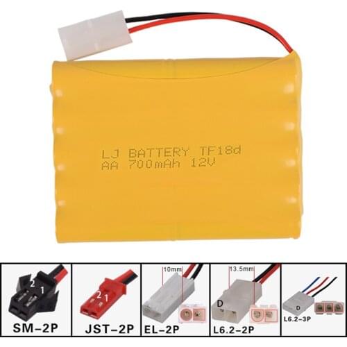 12v 700mah AA NI-CD H Battery Electric toys Remote car ship robot rechargeable free shipping
