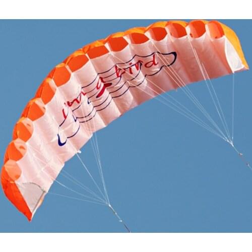 140cm Kites Dual Line Parafoil Stunt Kite Braid Sailing Surf Rainbow Kite Outdoor Sports Toy Kite Flying tools