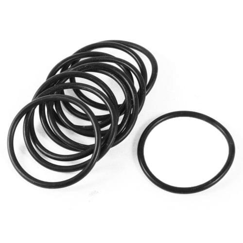 20 Pcs 53mm External Dia Mechanical Rubber O Ring Oil Seal Sealing Gaskets