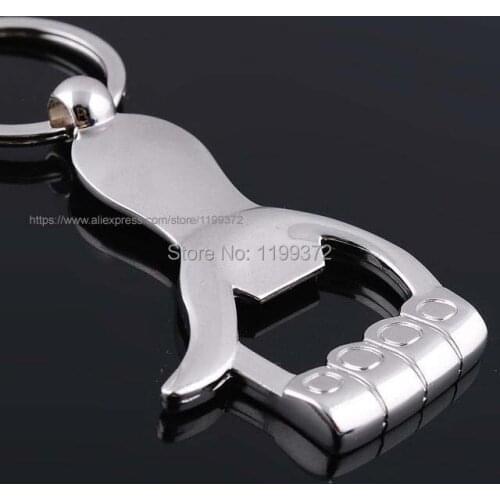200pcs Keychain Bottle Opener Hand Shape Palm Key chain Ring Beer Can Openers Keyring