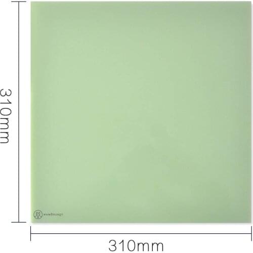 310x310x3mm Creality 3D Printer Platform Polypropylene Build Plate for CR-10 CR-10S Easy to Remove Good Adhesive Smooth Surface