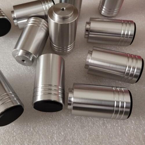 4pcs Computer Chassis Feet Diameter 23X40mm Chassis Heightening Feet Computer Host Cooling Feet