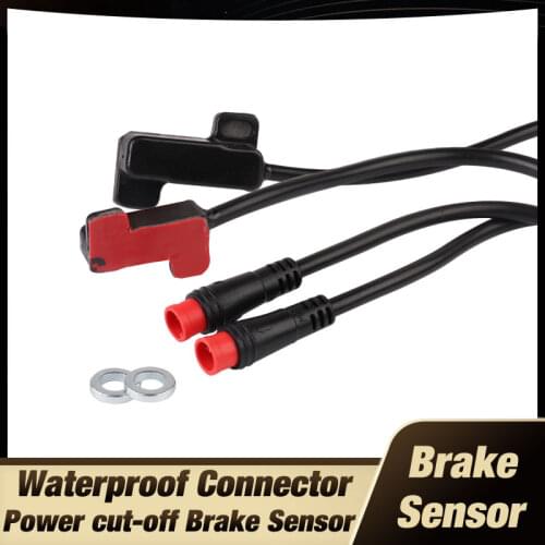 Electric Bike Brake Sensor Power Cut off Brake Lever Gear Shifter Combined Hydraulic Brake 2 Pin Julet Waterproof Connector Plug
