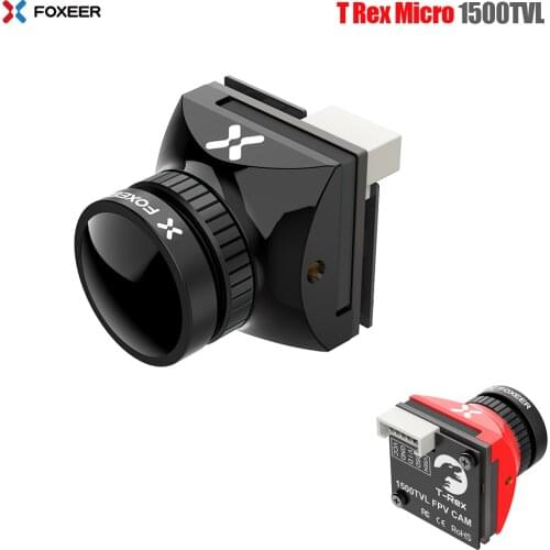 Foxeer T-Rex Micro 1500TVL Super WDR 4:3/16:9 PAL/NTSC Switchable Low Latency FPV Camera 19*19mm for FPV Racing Freestyle Drones