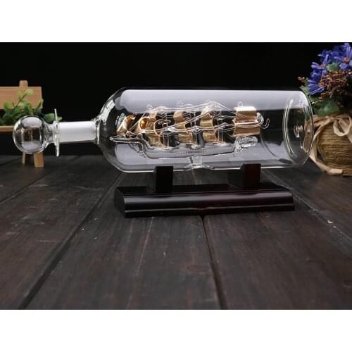 GOOD HOME Company SHOP TOP Efficacious thriving business money GOOD LUCK Success 3D sailing boat FENG SHUI Glass ornament gift