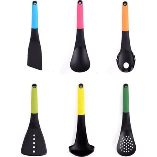 Kapmore 6Pcs/Set Cooking Tools Heat Resistant Nylon Cooking Utensil Cooking Gadget Set Kitchen Supplies Cooking Tools