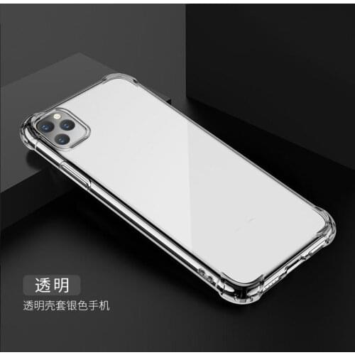 Mobile phone case for iphone12 series four-corner airbag anti-drop transparent explosion-proof protective cover