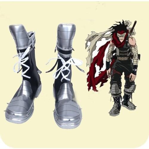 My Hero Academia Boku No Hero Akademia Chizome Akaguro Hero Killer Stain Cosplay Shoes Boots Halloween Costume Accessories