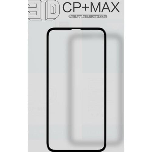 NILLKIN Amazing 3D CP+ MAX Full Coverage Nanometer Anti-Explosion 9H Tempered Glass Screen Protector For iphone XS iphone x
