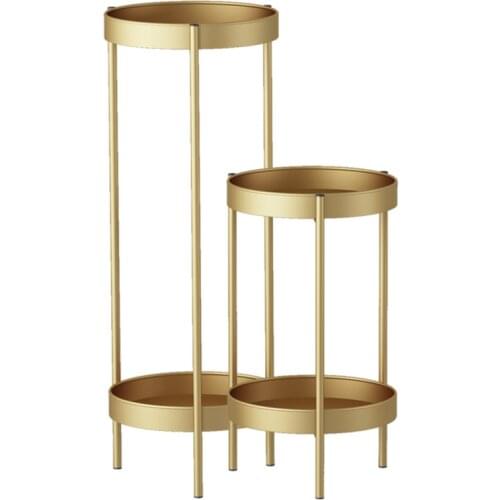 Nordic Ins Iron Flower Rack Living Room Simple Floor-type Multi-layer Storage Rack Indoor Flower Stand Plant Stands Indoor