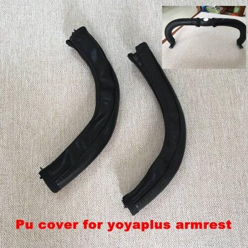 New Pram Stroller Accessories Yoyaplus Baby Stroller Armrest Pu Protective Case Cover For Armrest Covers Handle Wheelchairs