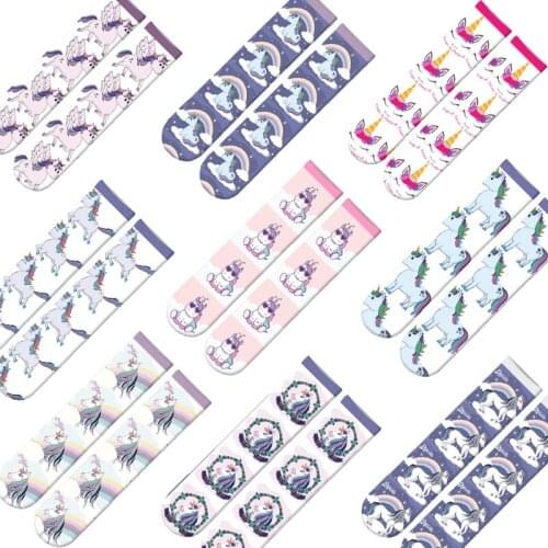 HAPPY Printing Women Unicorn Socks POP Girls Zoo Animal Socks Gift Horse Rainbow Socks for Animal Lovers For Gift